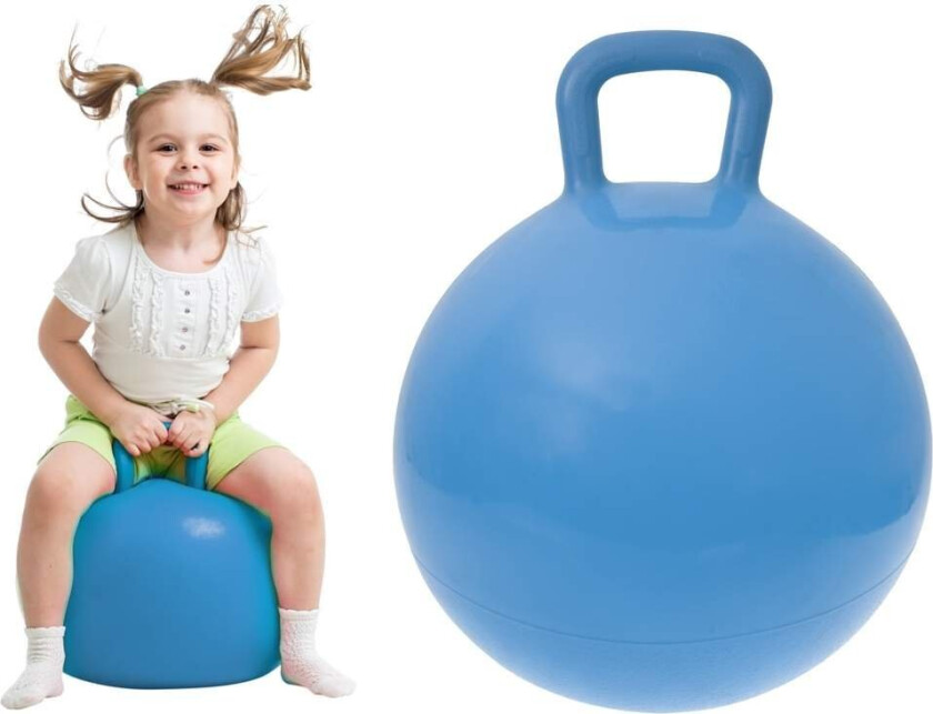Kenguru hoppeball 45cm blå