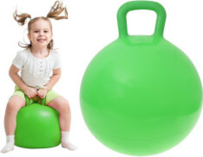 Kenguru hoppeball 45cm grønn