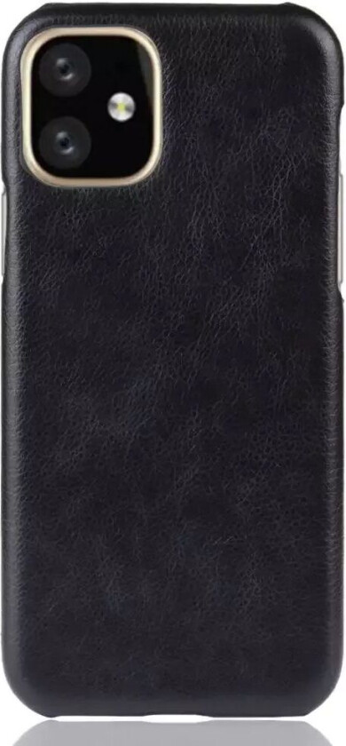iPhone 11 Skinndekket Plastdeksel - Svart