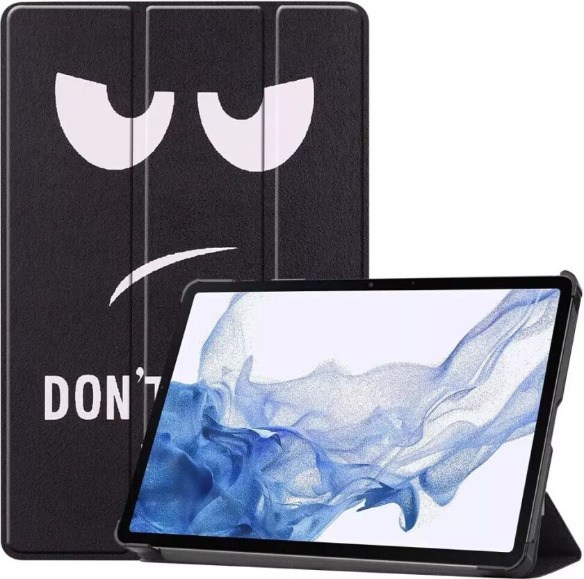 Samsung Galaxy Tab S9 Kunstskinn Deksel - Don't Touch Me