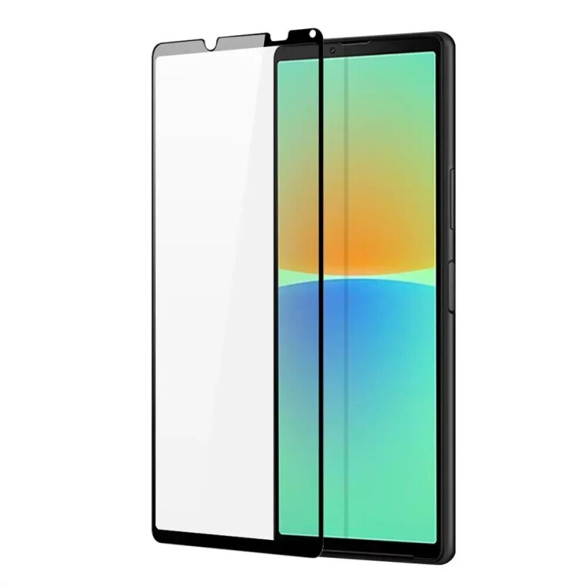 Sony Xperia 10 IV Skjermbeskytter - Full Fit - Svart Kant