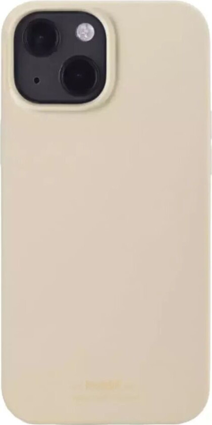Holdit iPhone 13 Soft Touch Silikon Deksel - Beige