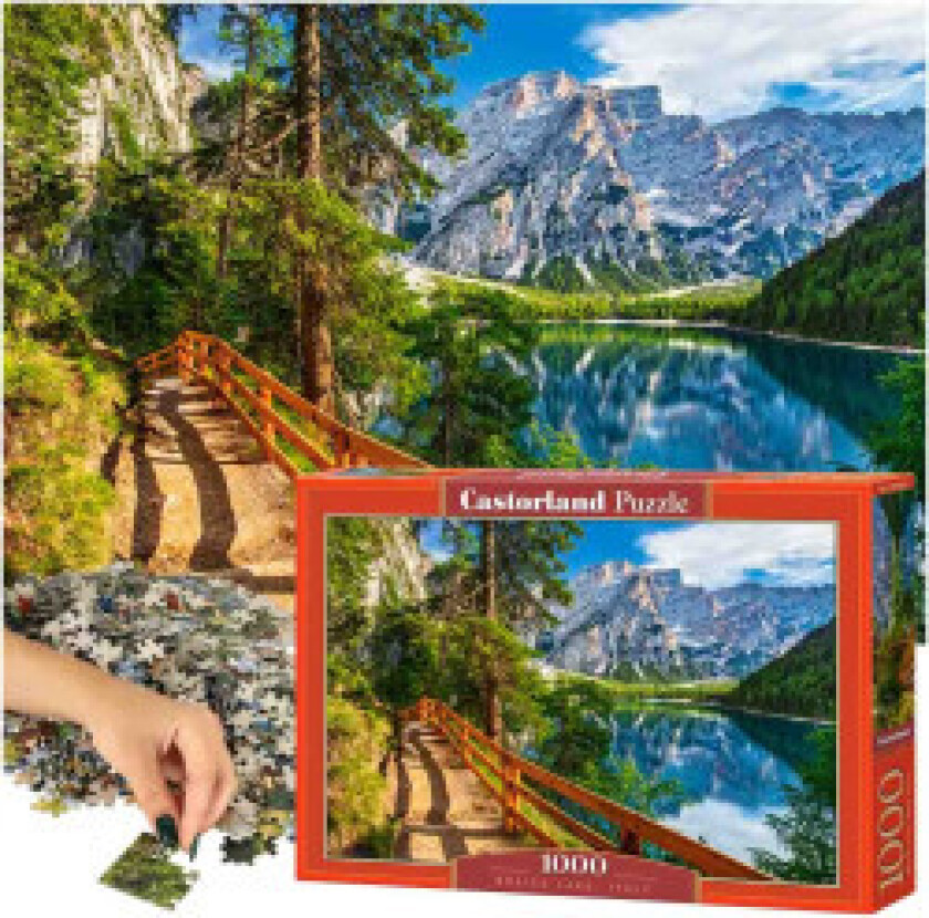 CASTORLAND Puslespill 1000el. Braies Lake, Italia - Braies Lake Italia