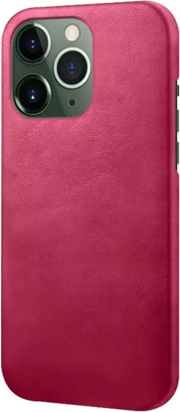 iPhone 14 Pro Kunstskinn Bak Deksel - Rosa