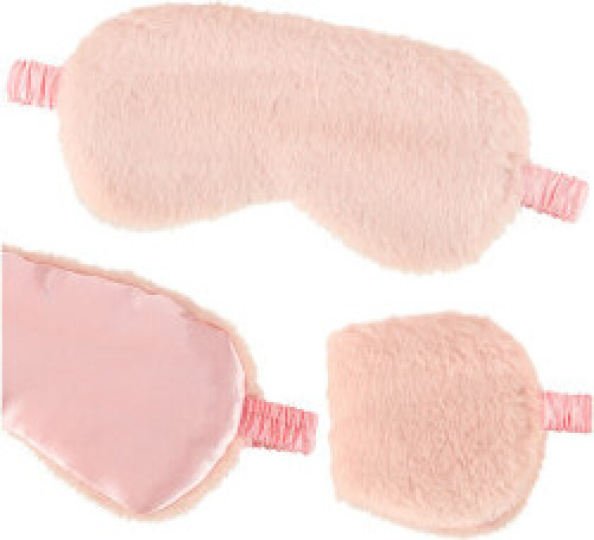 Sovemaske for bind for øynene rosa