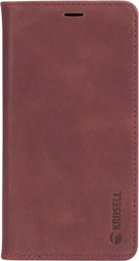 Sunne 2 Card Folio Wallet iPhone Xs Max Skinn Flip Deksel med Lommebok - Rød