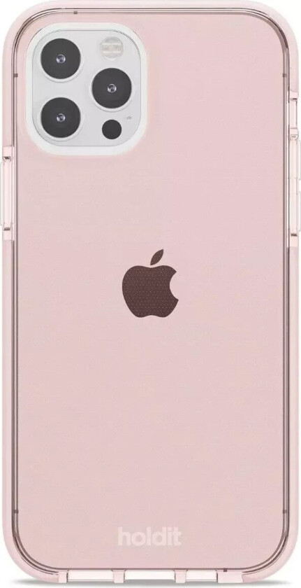 Holdit iPhone 12 Pro Max Seethru Deksel - Blush Pink