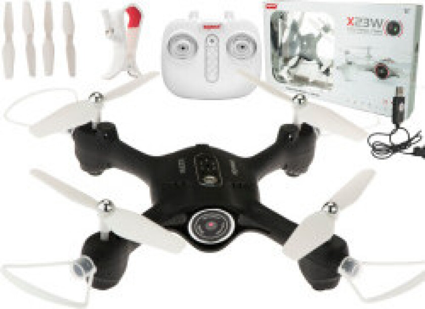 Syma X23W 2,4GHz 4CH FPV Wi-Fi RC drone svart