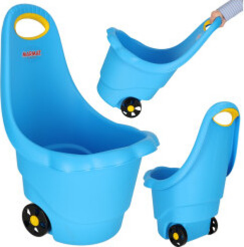 Bilde av Multifunksjonell barnekontainer trillebår vogn container tusenfryd blå