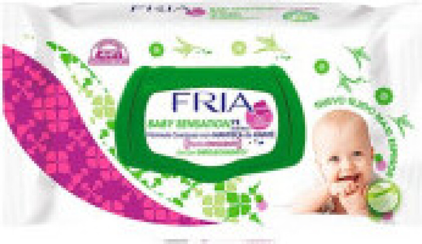 Baby Sensation Emollient Wipes 72 Sheets