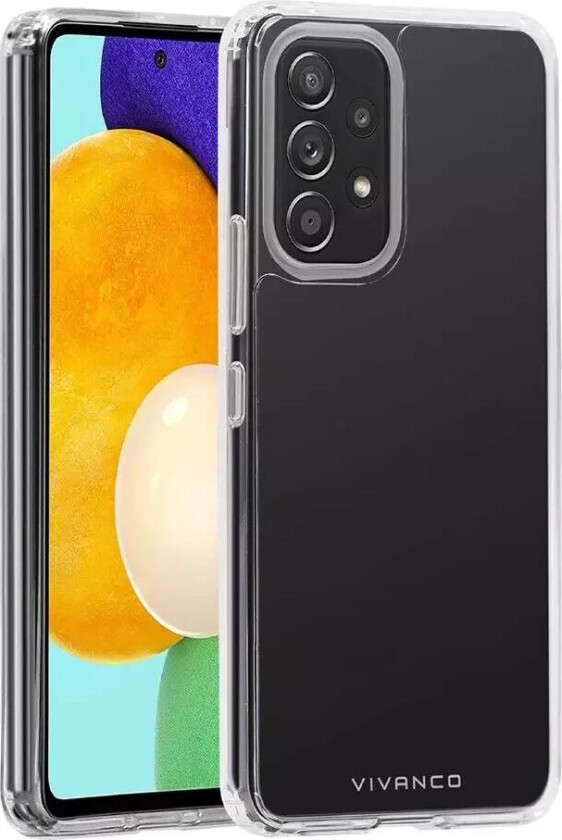 Samsung Galaxy A33 (5G) Safe & Steady Hybrid Plast Bakdeksel - Gjennomsiktig