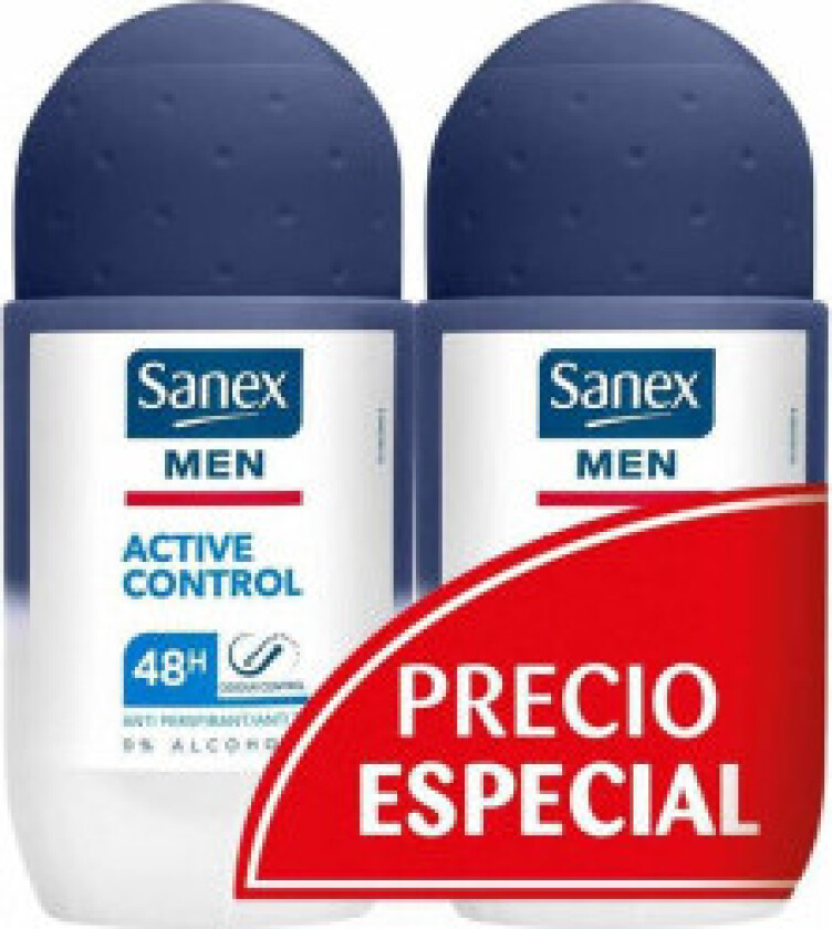 Men Active Control 48h Deodorant Roll On Duplo 2 x 50ml