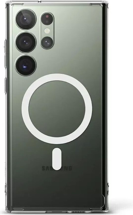 Samsung Galaxy S23 Ultra Fusion Magnetic Deksel - MagSafe Kompatibel - Matte Clear
