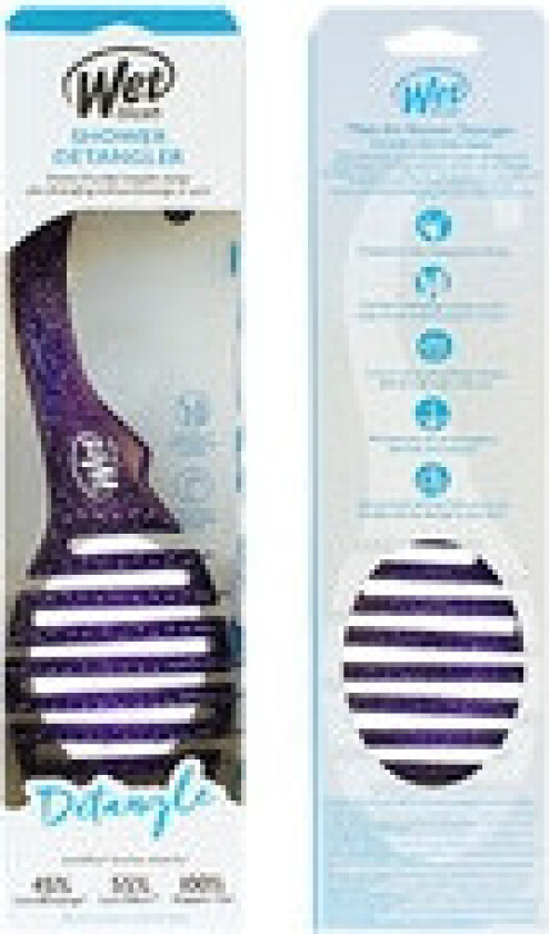 - Shower Detangler Purple Glitter