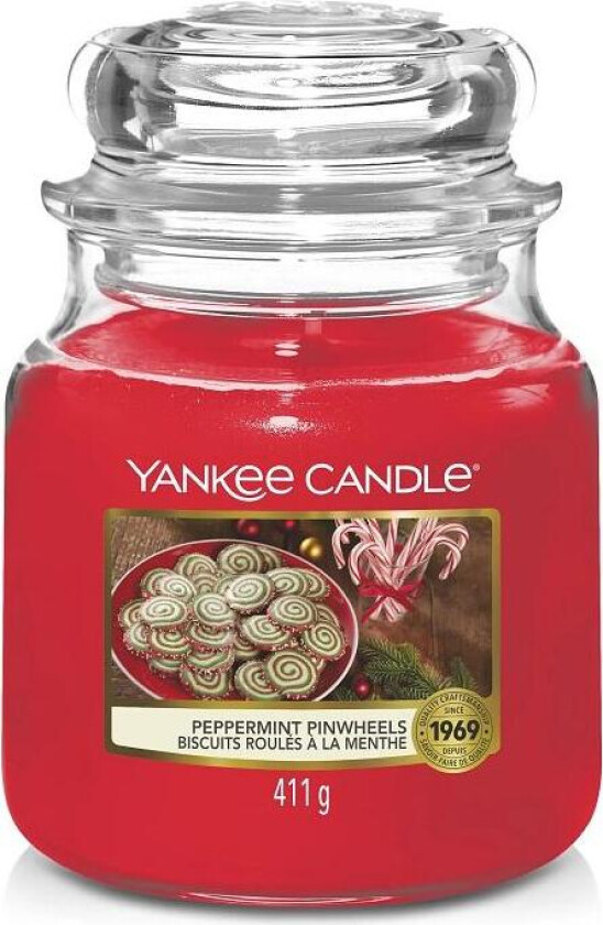 - Peppermint Pinwheels Candle Scented candle 411.0g