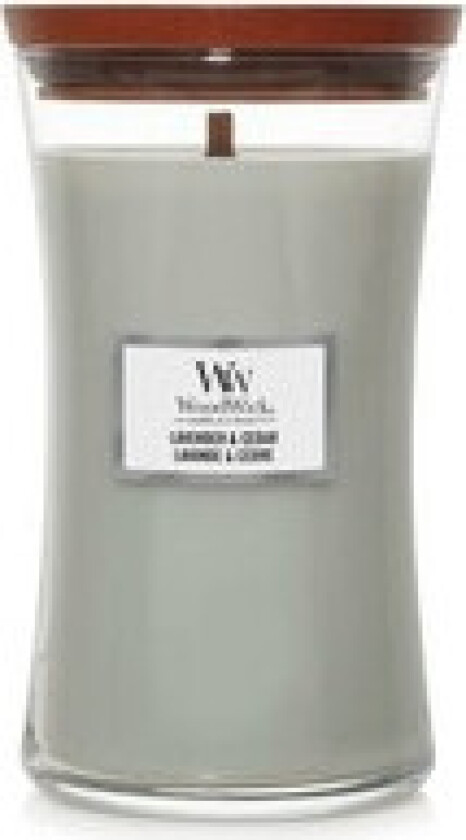 Woodwick Medium Lavender & Cedar