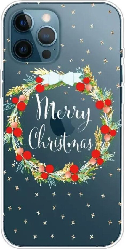 iPhone 14 Pro Max TPU Plast Jul Deksel - Julekrans