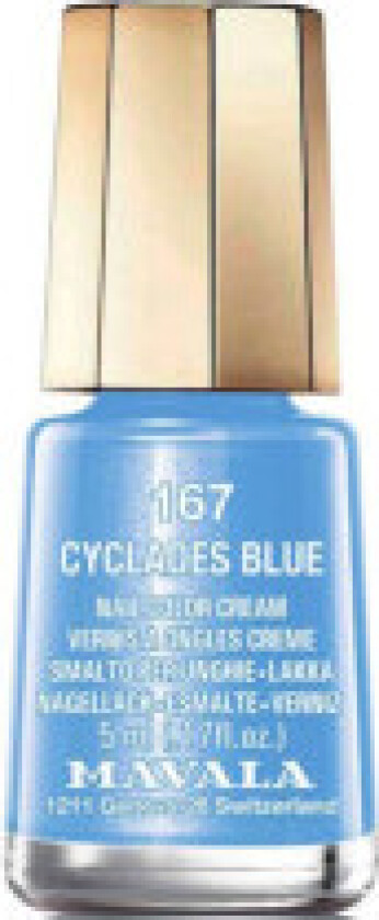 Mavala Nail Polish 167 Cyclades Blue 5ml