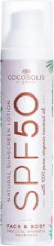 Solkrem Natural Face & Body Cocosolis Spf 50