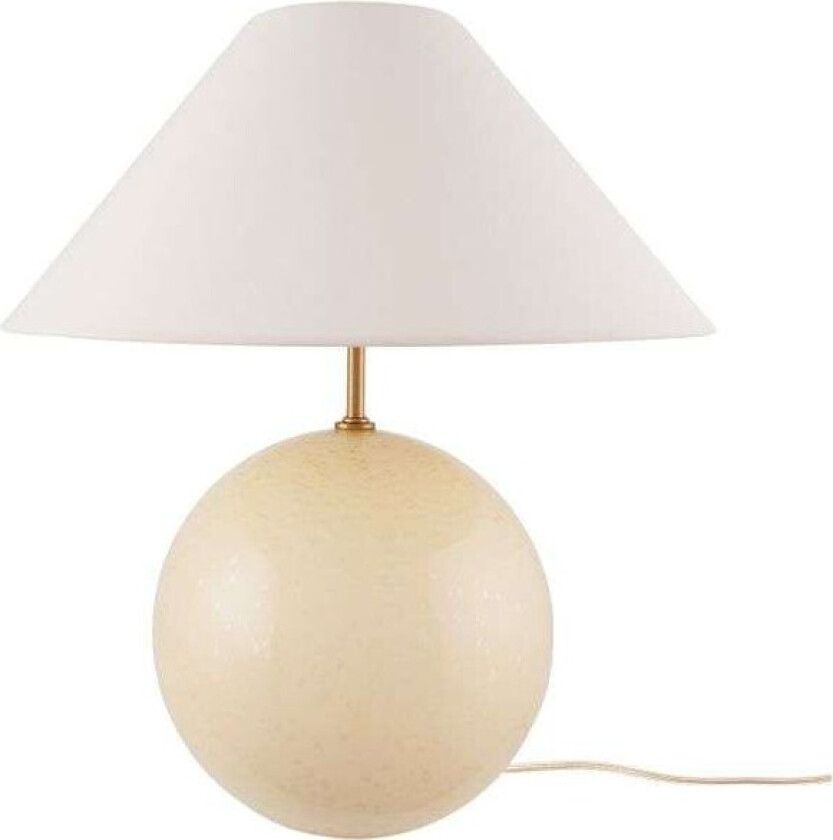 Iris 35 bordlampe 39 cm Creme