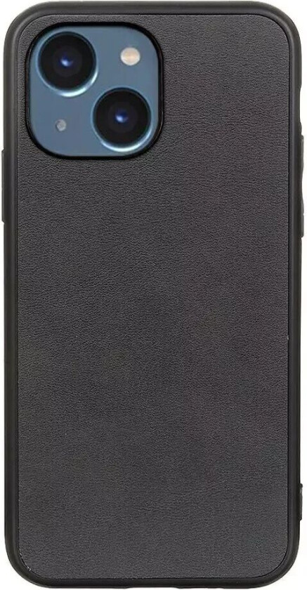 iPhone 15 Skinndekket Plastdeksel - Svart
