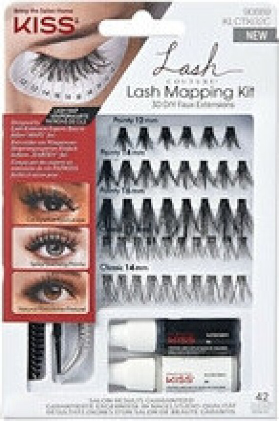 Kiss My Face - 3D DIY Faux Extensions Lash Mapping Kit