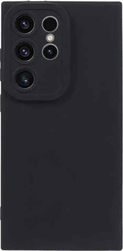 Samsung Galaxy S24 Ultra Matt Fleksibelt Plast Deksel - Svart