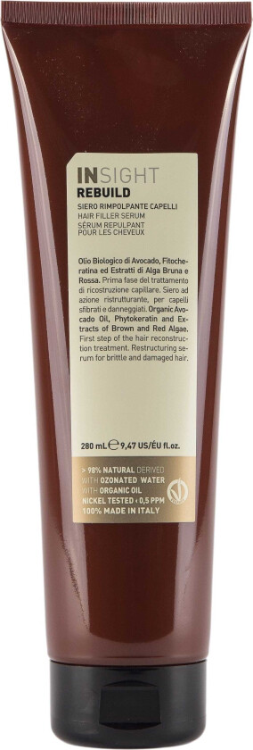 - Rebuild Hair Filler Serum - Restrukturalizační výplňové vlasové sérum 280ml