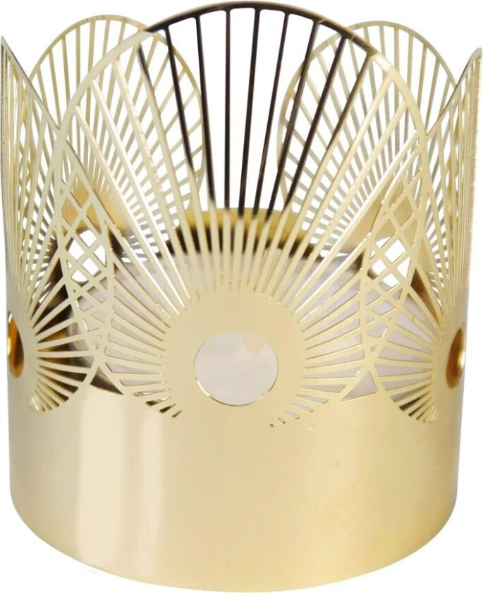 Sun lyslykt mini Ø 4,5 cm Gull