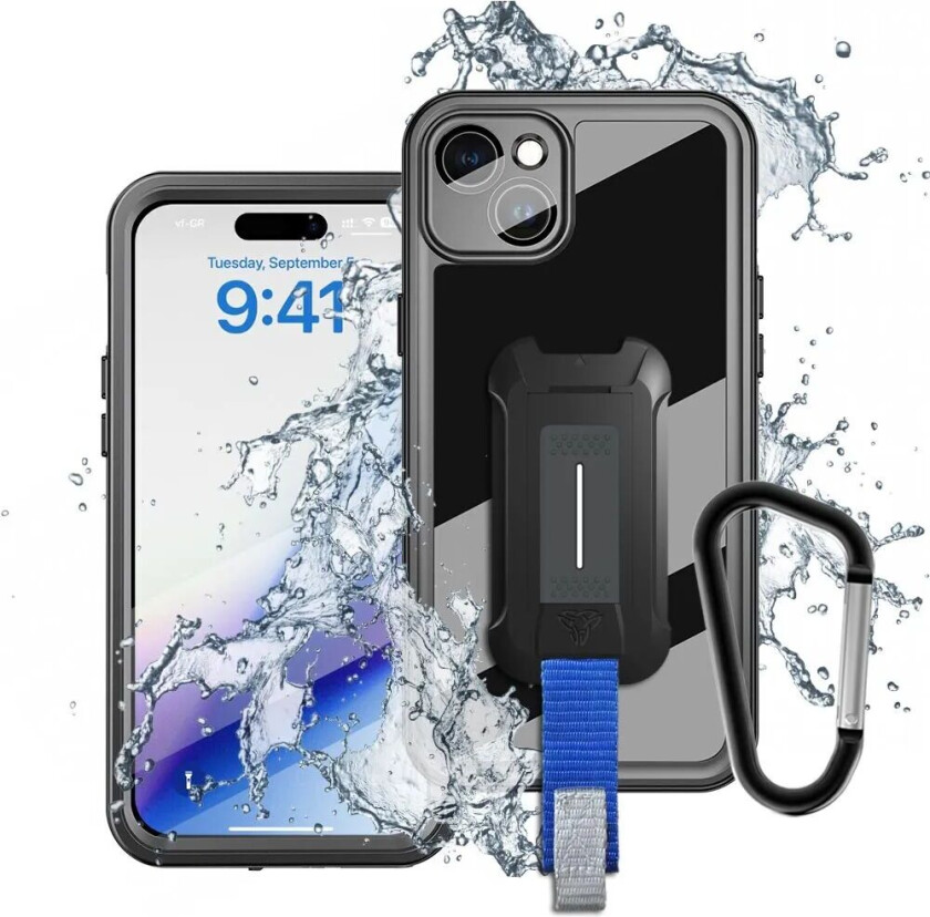 Armor-x Waterproof Case Iphone 15 Svart