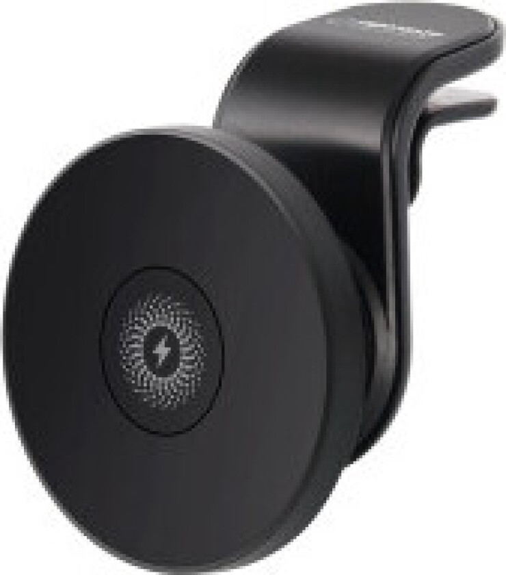 Magnetic Car Air Vent Holder Med Trådløs Lader For Smartphones Hoop