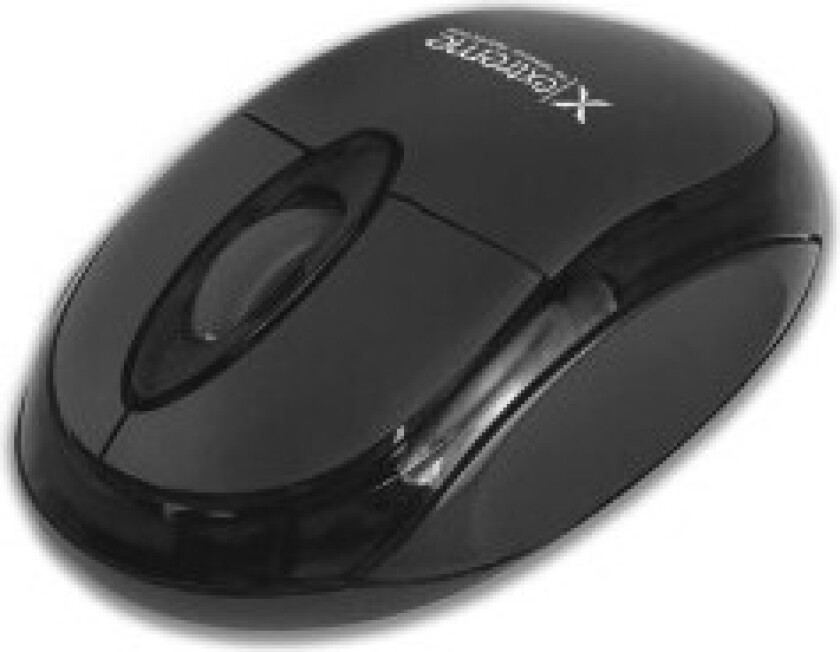 Ekstrem trådløs Bluetooth optisk mus 3D Cyngus svart