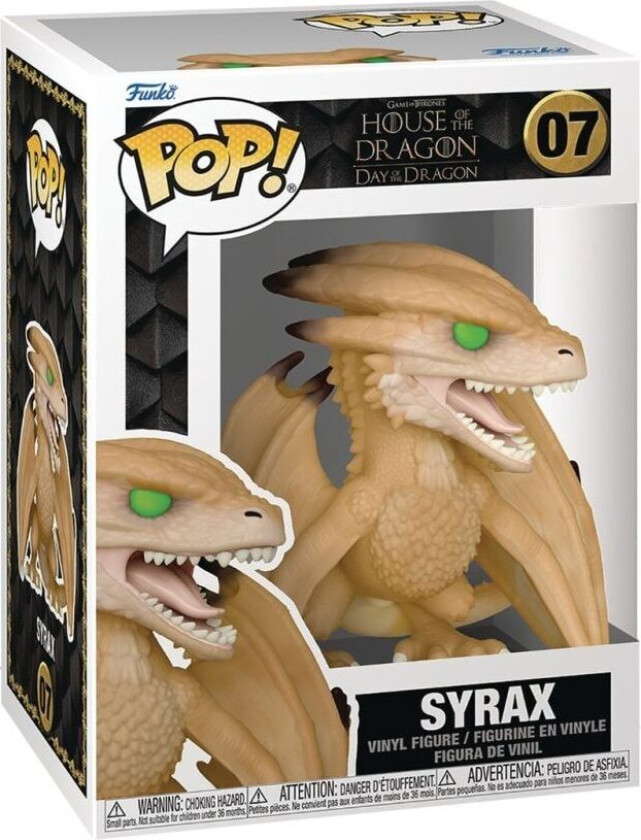 POP-figur Game of Thrones Dragenes hus Syrax
