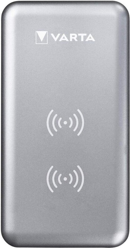Varta Fast trådløs lader, Qi, 5V/9V, USB Micro-B - Silber, Detaljhandel
