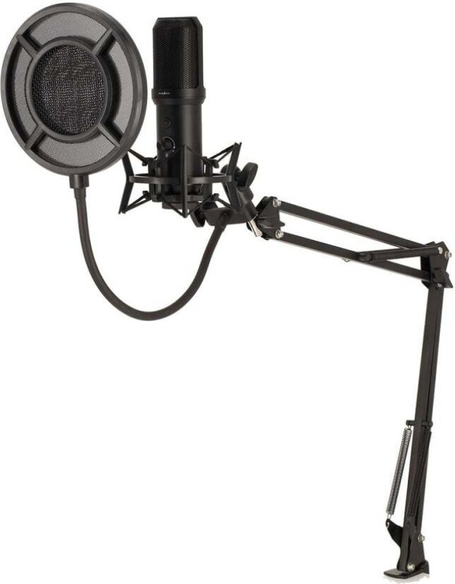 Streaming og Spillmikrofon | Brukes til: Notisbok / Skrivebord | USB Type-A | Av/på-bryter | POP Filter