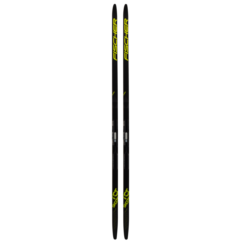 Fischer XC Skis RCR Skate 23/24, skøyteski, unisex Black/Yellow