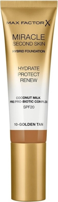 Miracle Second Skin Foundation 10 Golden Tan