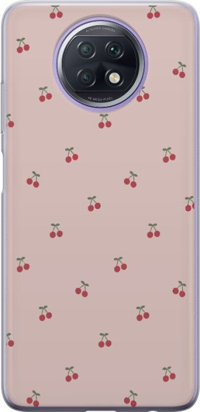 Mobildeksel til Xiaomi Redmi Note 9T med Kirsebær motiv