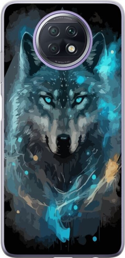 Mobildeksel til Xiaomi Redmi Note 9T med Ulve motiv