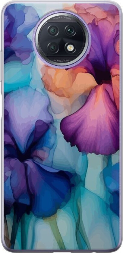 Mobildeksel til Xiaomi Redmi Note 9T med Magiske blomster motiv