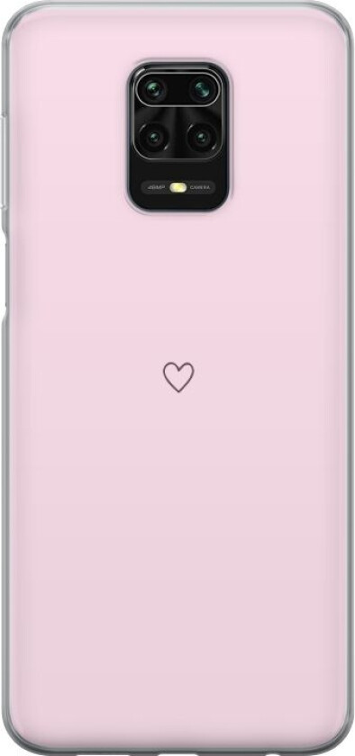 Mobildeksel til Xiaomi Redmi Note 9S med Hjerte motiv