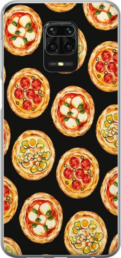 Mobildeksel til Xiaomi Redmi Note 9S med Pizza motiv