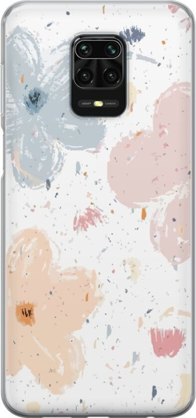 Mobildeksel til Xiaomi Redmi Note 9S med Blomster motiv
