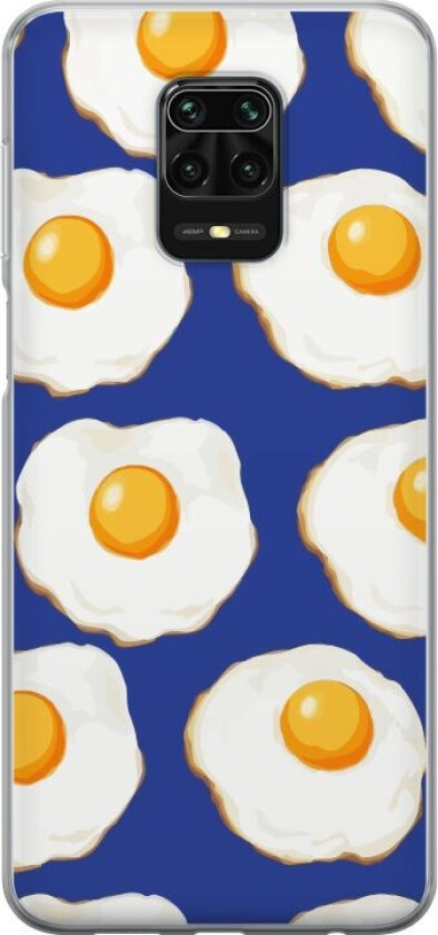 Mobildeksel til Xiaomi Redmi Note 9S med Stekte egg motiv