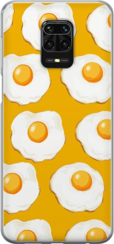 Mobildeksel til Xiaomi Redmi Note 9S med Stekt egg motiv