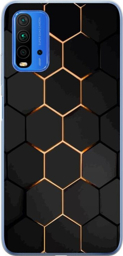 Mobildeksel til Xiaomi Redmi Note 9 4G med Luksuriøst Mønster motiv