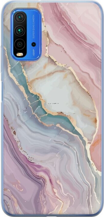 Mobildeksel til Xiaomi Redmi Note 9 4G med Marmor motiv
