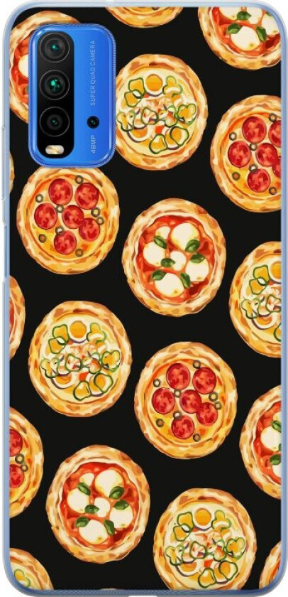 Mobildeksel til Xiaomi Redmi Note 9 4G med Pizza motiv