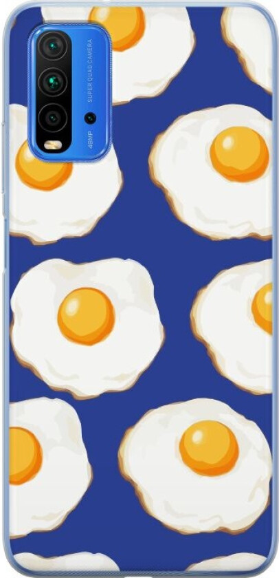 Mobildeksel til Xiaomi Redmi Note 9 4G med Stekte egg motiv