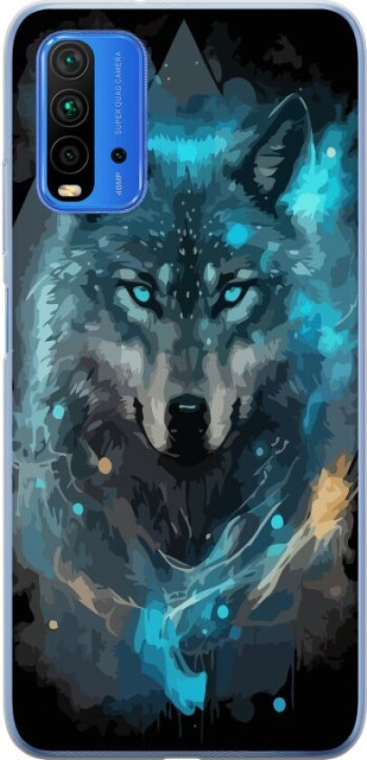 Mobildeksel til Xiaomi Redmi Note 9 4G med Ulve motiv